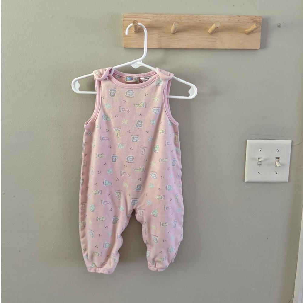 McBaby 6/9M pink romper